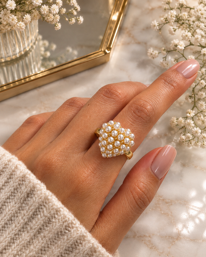 Ring - Heart, 18k Gold Plated