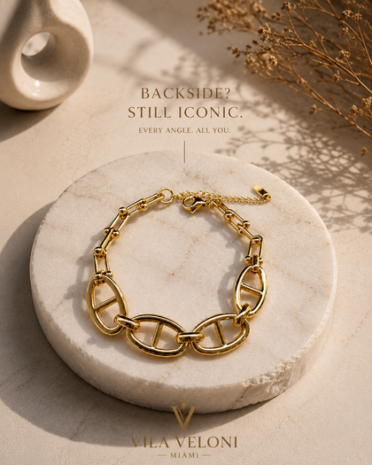 Golden Iconic Links Bracelet