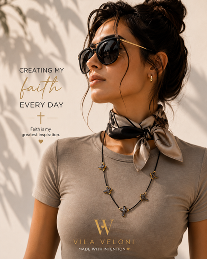 Five Crosses of Faith Necklace
