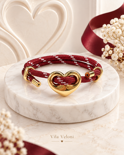 Crimson Heart Bracelet