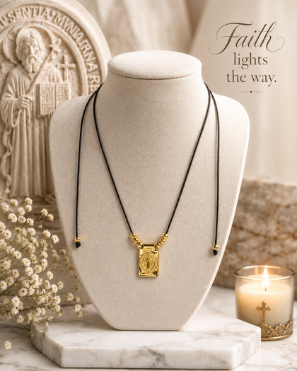 Adjustable Saint Benedict Protection Necklace
