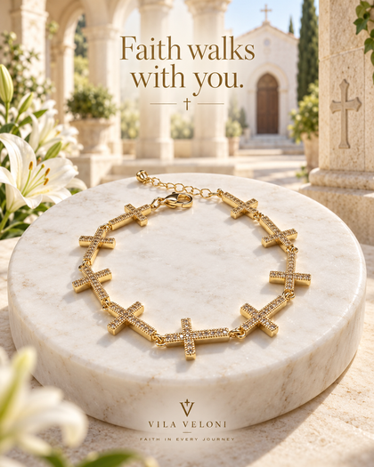 Eternal Devotion – Bracelet – Brass