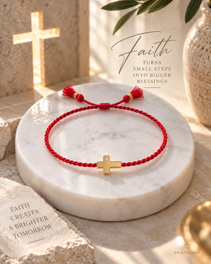 Sacred Promise – 925 Sterling Silver Bracelet with 18K Gold Plating