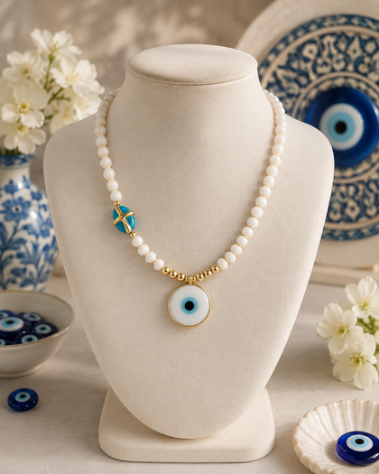 Aura Nazar Crystal Necklace