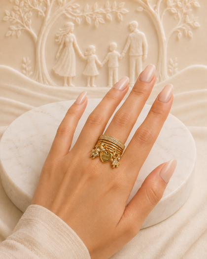 Legacy Charm Ring - Brass
