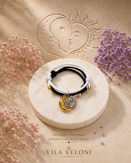 Eclipse Bond Friendship Bracelets - Brass