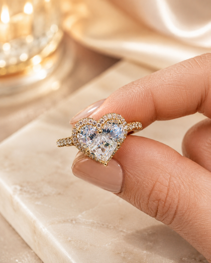 Imperial Heart – Ring – 925 Sterling Silver with 18K Gold Plating