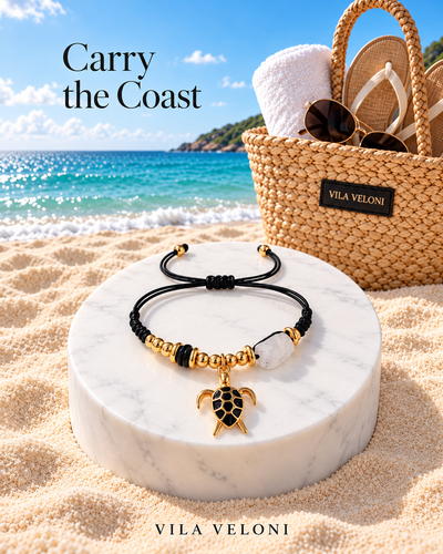 Sea Turtle Bracelet - Brass