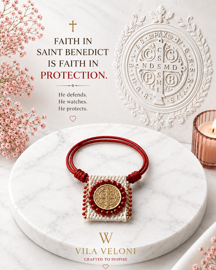Saint Benedict Shield of Faith Bracelet