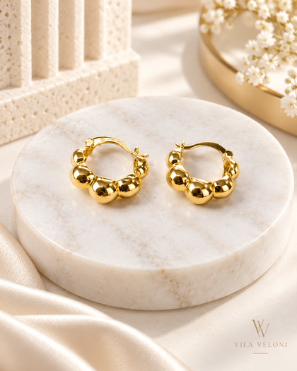 Golden Harmony Hoops