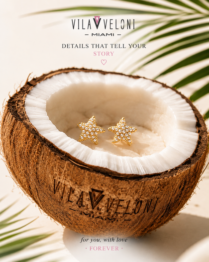 Starfish Pearl Earrings - Ocean Glow