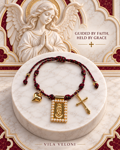 Under Her Mantle – Charm Bracelet – Brass with 18K Gold Plating