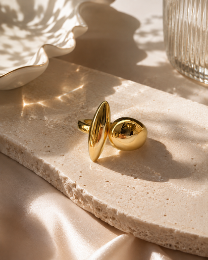 Ring - Key, 18k Gold Plated