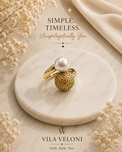 Sphere and Pearl Ring