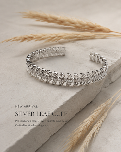 Wheat Chain Bracelet - Cubic Zirconia Accents