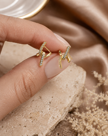 Golden Curve Luxe Earrings