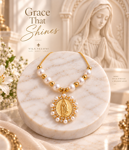Alma Mariana Religious Necklace