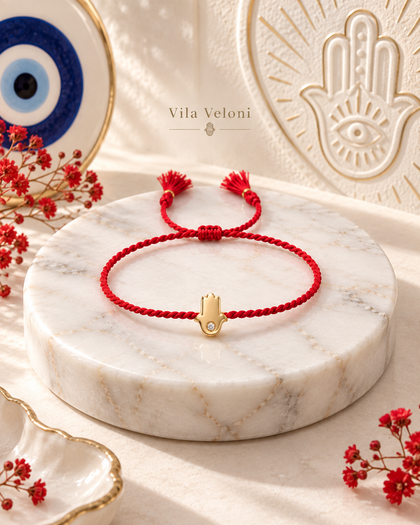 Crimson Fortune – 925 Sterling Silver Bracelet