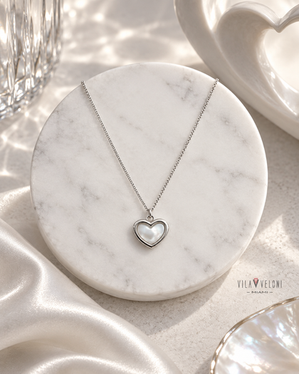 Necklace - Heart, Sterling Silver