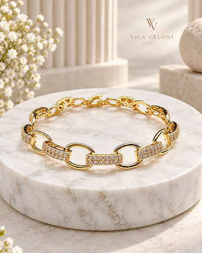 Círculo Éclat – Bracelet – Brass with 18K Gold Plating