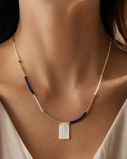 Soul of Faith Necklace - Thread with Gold-Tone Details