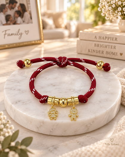 Family Ties – Brass Bracelet