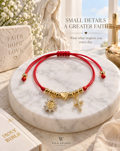 Eternal Faith Bracelet – Brass with 18K Gold Plating